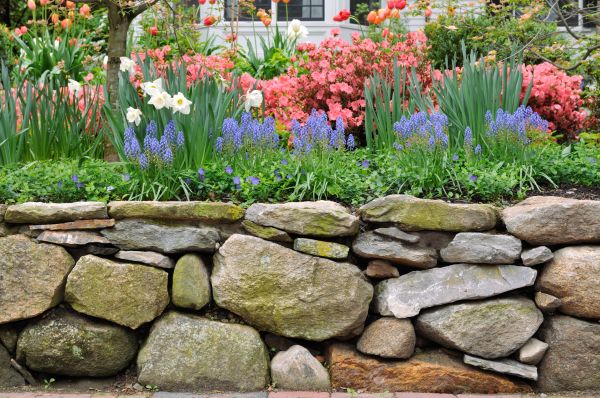 Stone Wall Hardscaping in Richmond